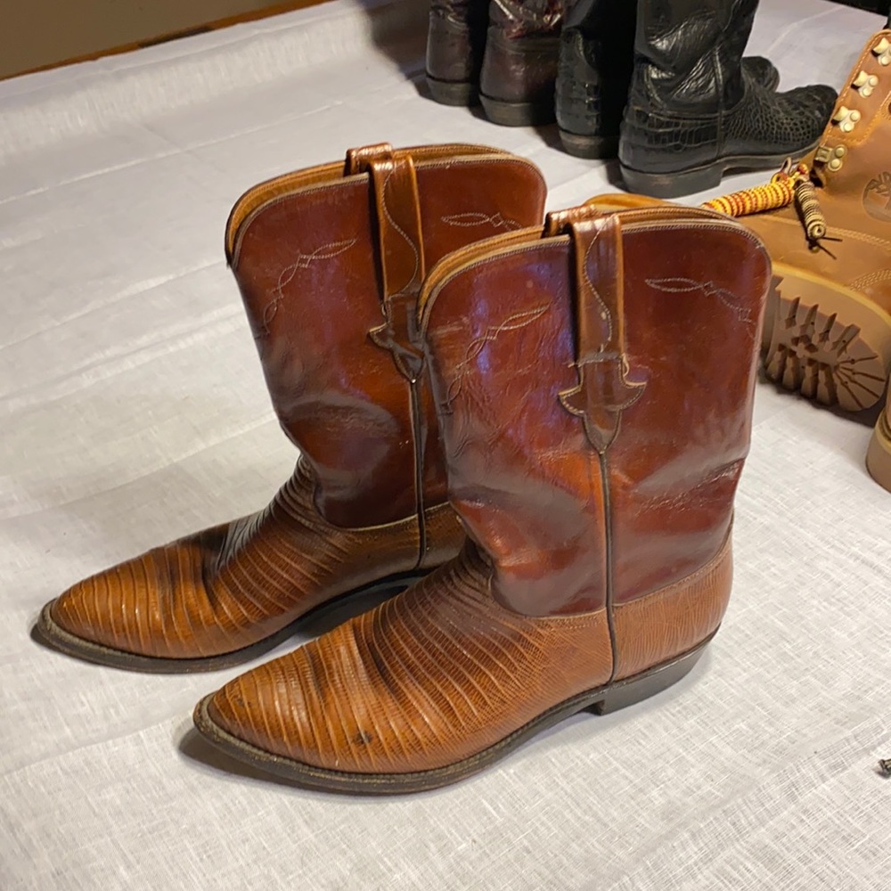 Lucchese Vintage Cowboy Boots - Lizzard Leather